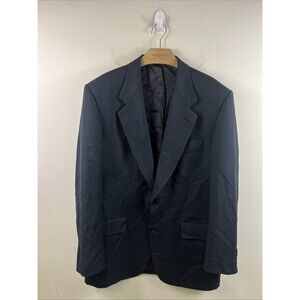 Missioni Hopsack Men’s Blazer Navy Blue Size 42 Bloomingdale’s Ventless